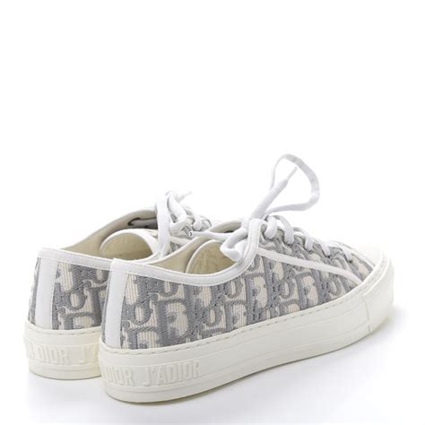 dior grey oblique sneakers|christian dior white canvas sneakers.